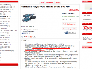 nieunikalny opis produktu w sklepie