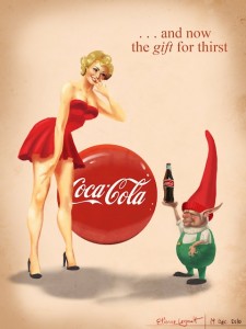 coca cola pinup girl - wizerunek firmy